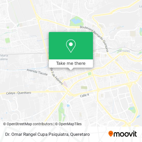 Mapa de Dr. Omar Rangel Cupa Psiquiatra