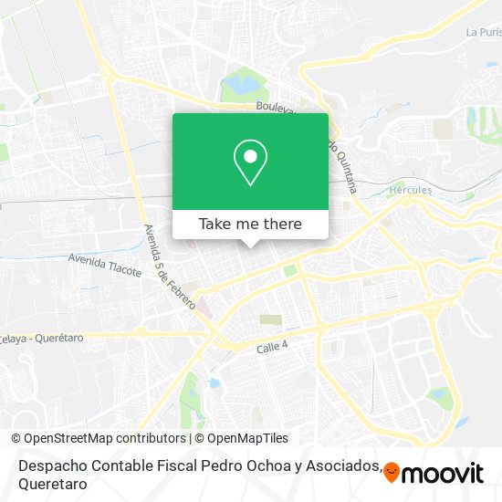 Mapa de Despacho Contable Fiscal Pedro Ochoa y Asociados