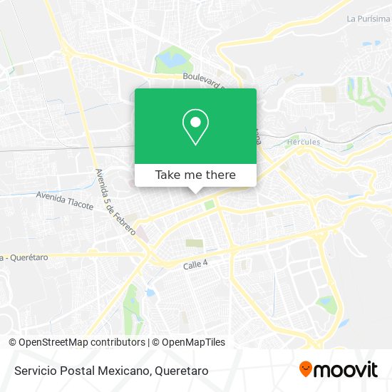 Servicio Postal Mexicano map