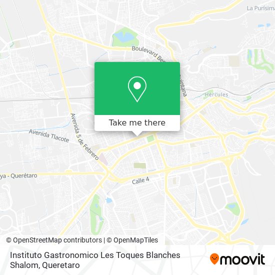 Mapa de Instituto Gastronomico Les Toques Blanches Shalom