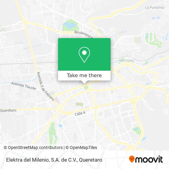 Elektra del Milenio, S.A. de C.V. map