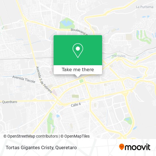 Tortas Gigantes Cristy map