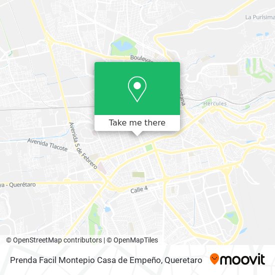 Mapa de Prenda Facil Montepio Casa de Empeño