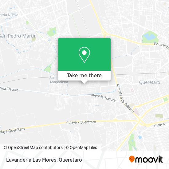 Lavanderia Las Flores map