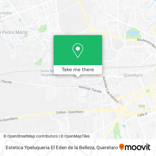 Estetica Ypeluqueria El Eden de la Belleza map