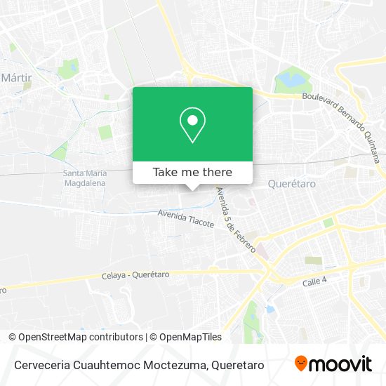 Mapa de Cerveceria Cuauhtemoc Moctezuma