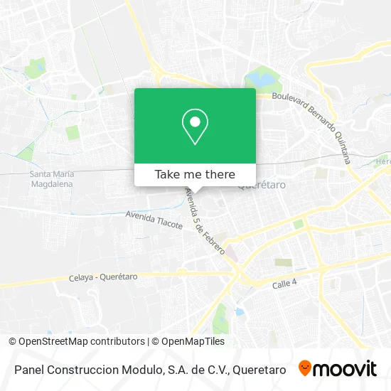 Panel Construccion Modulo, S.A. de C.V. map