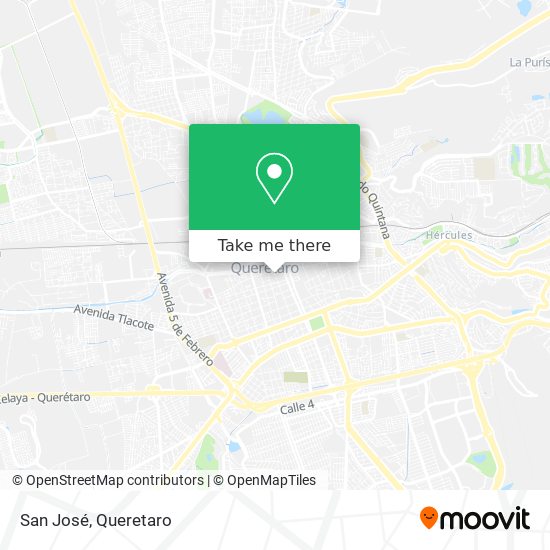 Mapa de San José