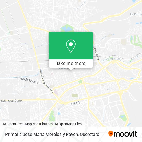 Mapa de Primaria José María Morelos y Pavón
