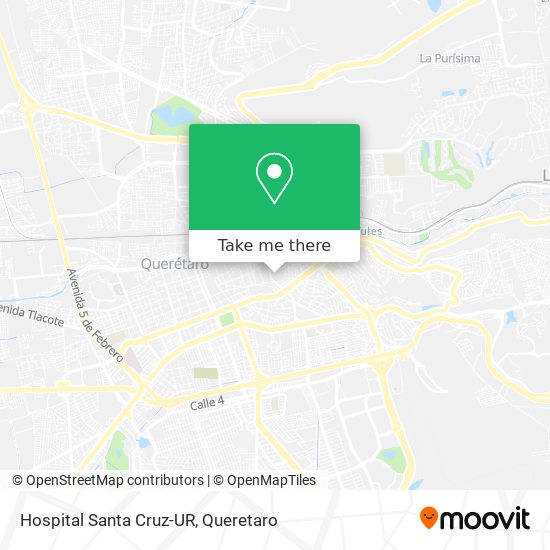 Hospital Santa Cruz-UR map