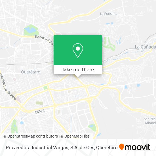 Proveedora Industrial Vargas, S.A. de C.V. map