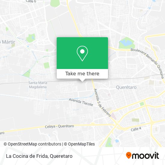 Mapa de La Cocina de Frida