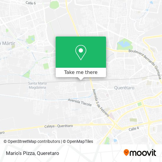 How to get to Mario's Pizza in Santa María Magdalena by Bus?