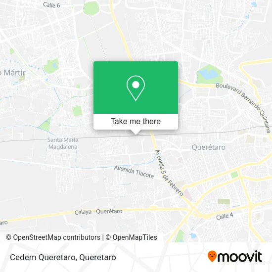 Mapa de Cedem Queretaro