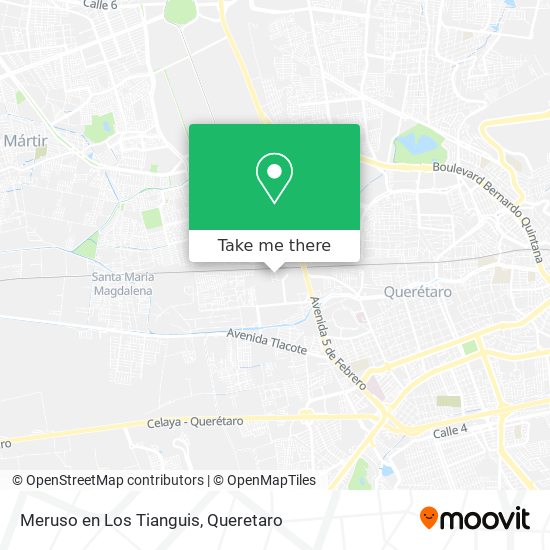 Mapa de Meruso en Los Tianguis