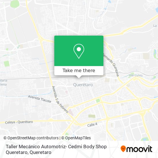 Taller Mecánico Automotriz- Cedmi Body Shop Queretaro map