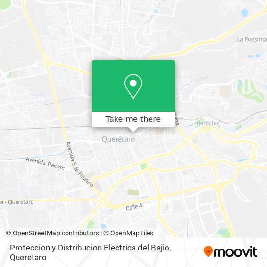 Proteccion y Distribucion Electrica del Bajio map