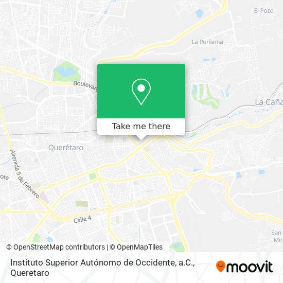 Instituto Superior Autónomo de Occidente, a.C. map