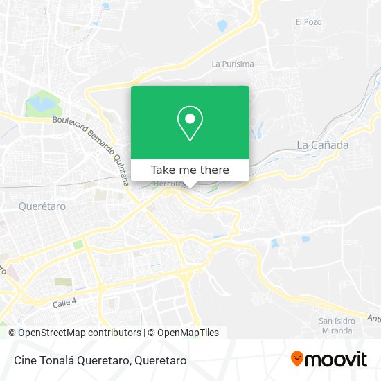 Cine Tonalá Queretaro map