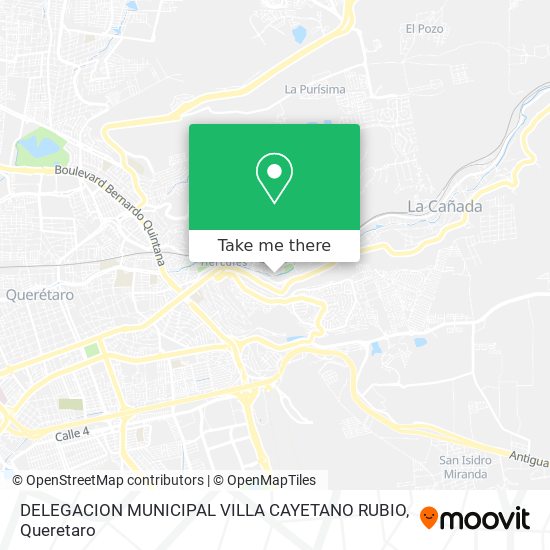 DELEGACION MUNICIPAL VILLA CAYETANO RUBIO map