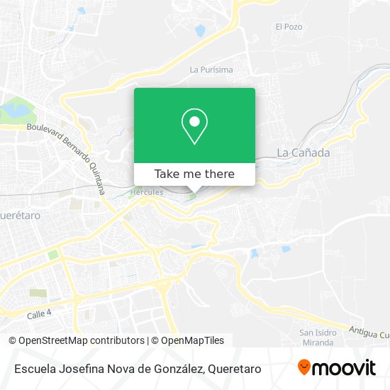 How to get to Escuela Josefina Nova de González in Hércules by Bus?