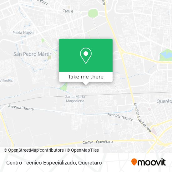 Centro Tecnico Especializado map