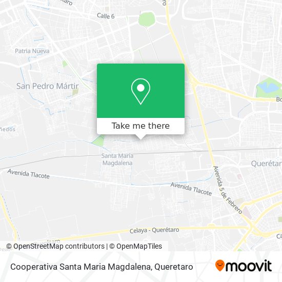 Cooperativa Santa Maria Magdalena map