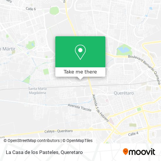 La Casa de los Pasteles map