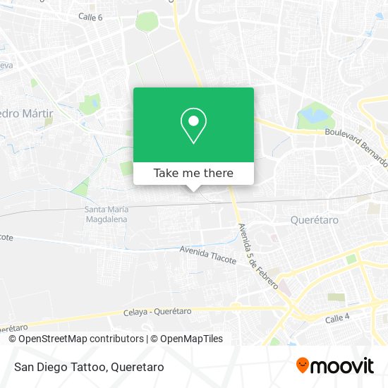 Mapa de San Diego Tattoo