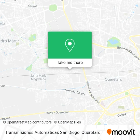 Mapa de Transmisiones Automaticas San Diego