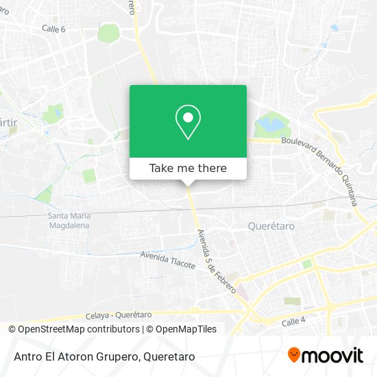 Antro El Atoron Grupero map