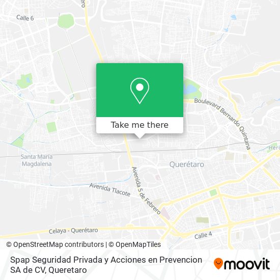 Spap Seguridad Privada y Acciones en Prevencion SA de CV map