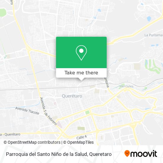 Mapa de Parroquia del Santo Niño de la Salud