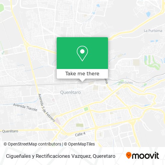Mapa de Cigueñales y Rectificaciones Vazquez
