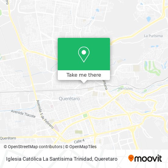 Iglesia Católica La Santísima Trinidad map