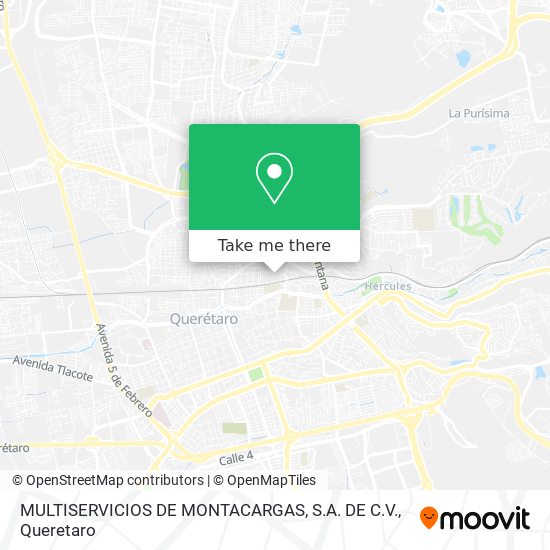 MULTISERVICIOS DE MONTACARGAS, S.A. DE C.V. map