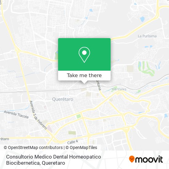 Consultorio Medico Dental Homeopatico Biocibernetica map