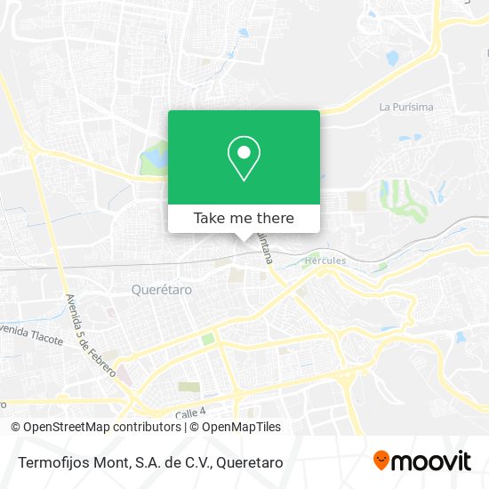 Mapa de Termofijos Mont, S.A. de C.V.