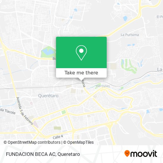 FUNDACION BECA AC map