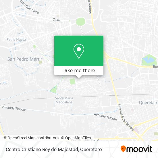 Mapa de Centro Cristiano Rey de Majestad