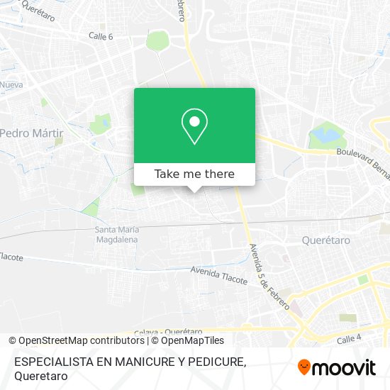ESPECIALISTA EN MANICURE Y PEDICURE map