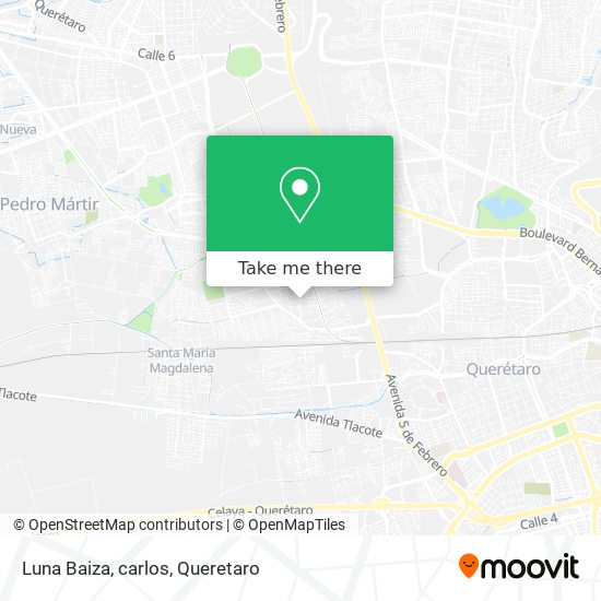 Luna Baiza, carlos map