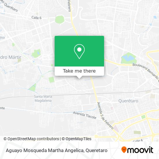Aguayo Mosqueda Martha Angelica map