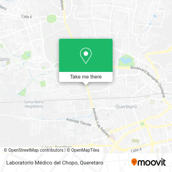 Laboratorio Médico del Chopo map