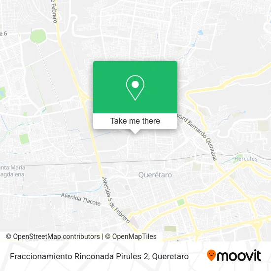 Mapa de Fraccionamiento Rinconada Pirules 2