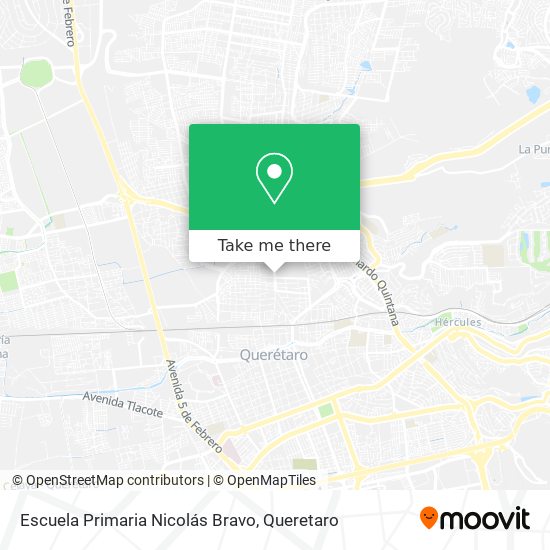Escuela Primaria Nicolás Bravo map