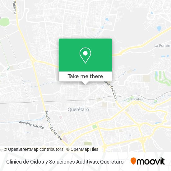 Mapa de Clinica de Oidos y Soluciones Auditivas
