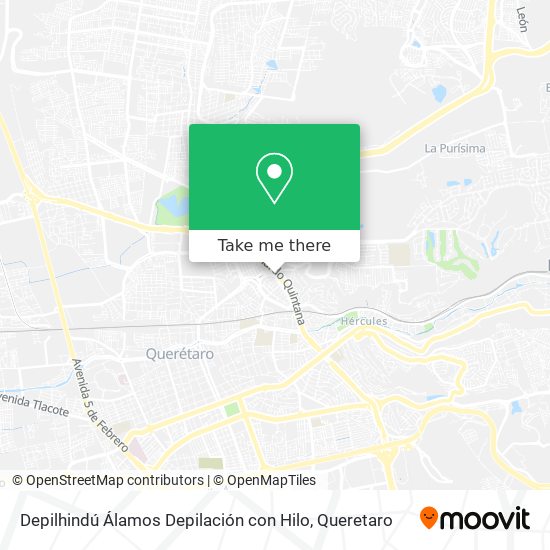 Mapa de Depilhindú Álamos Depilación con Hilo