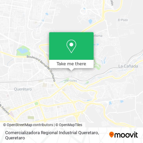 Mapa de Comercializadora Regional Industrial Queretaro