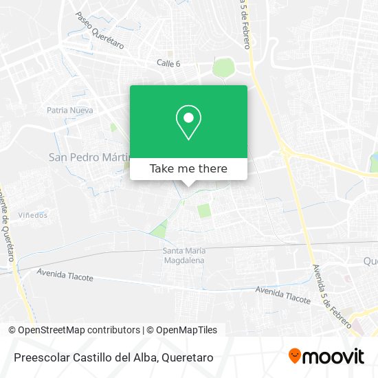Preescolar Castillo del Alba map